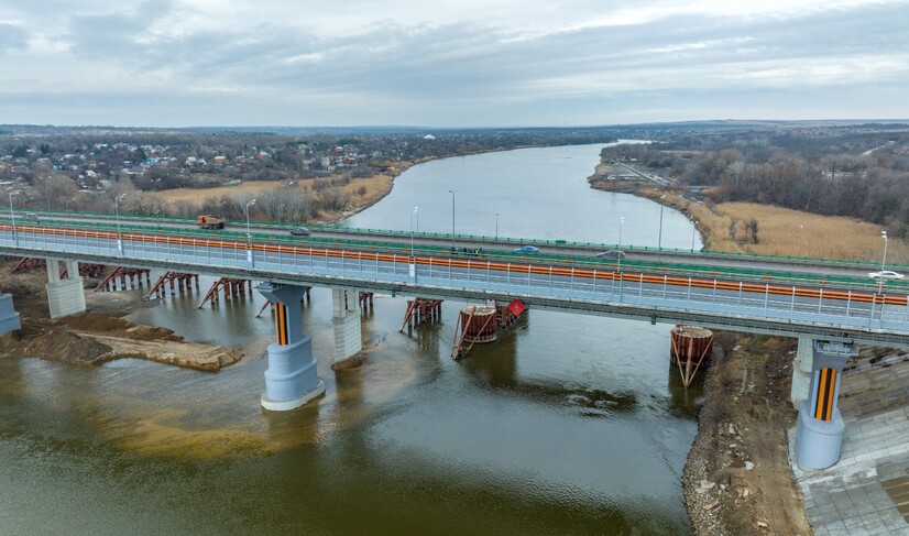 Мост через р. Северский Донец на трассе М-4 