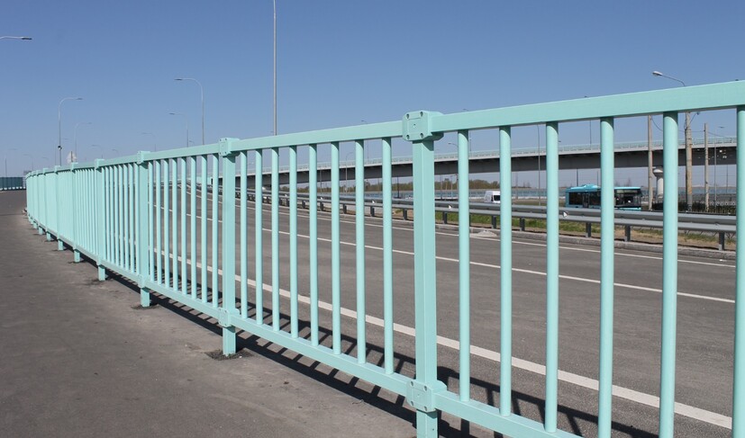 Эстакадные съезды к комплексу 