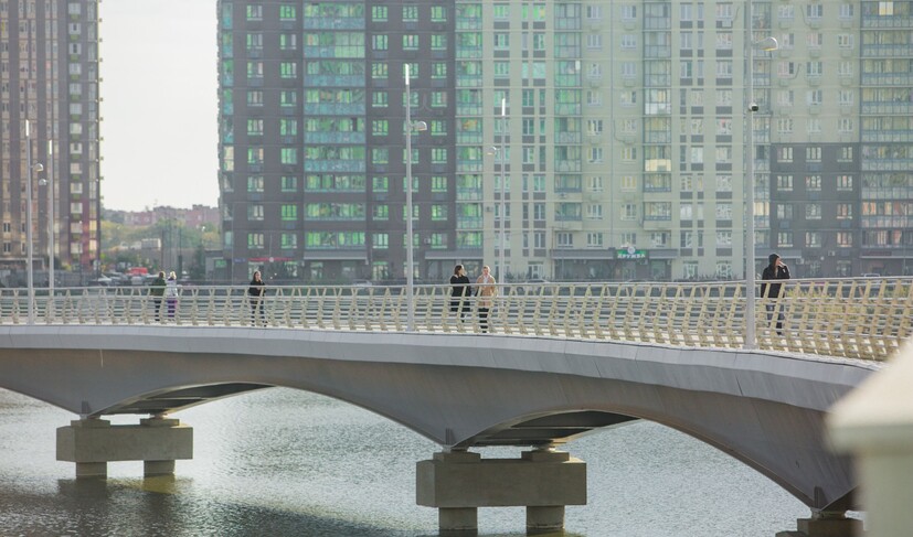 Пешеходный мост через озеро Чёрное (Парк Дружбы)_L65A0394