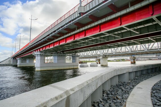 Открыт после реконструкции новый Ягринский мост