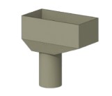 ЛВ-П03-ПВ Приемная воронка с вертикальным выводом