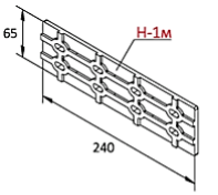 Соединительный элемент Н-1м