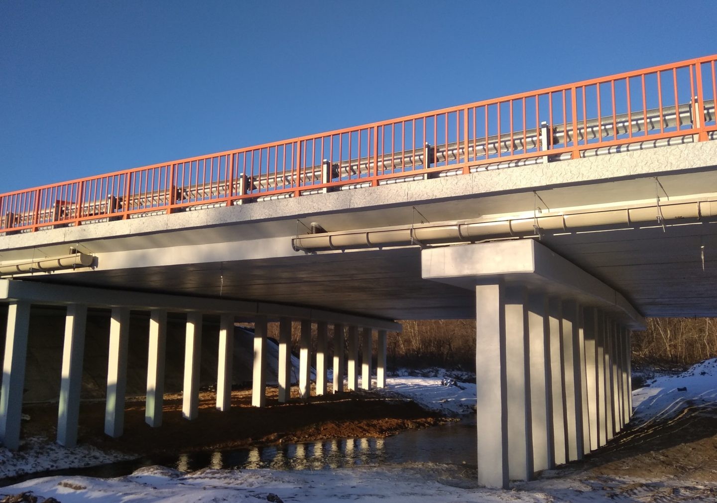 Мостовой переход на автомобильной дороге М-8 «Холмогоры»